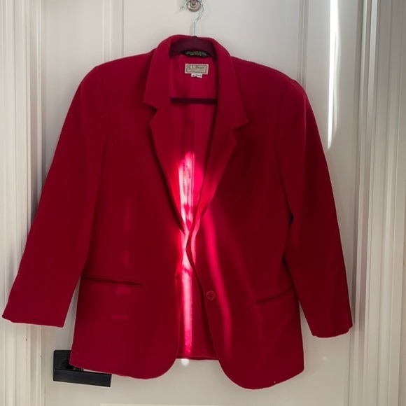 LL‎ Bean CASHMERE Blazer - Picture 1 of 8